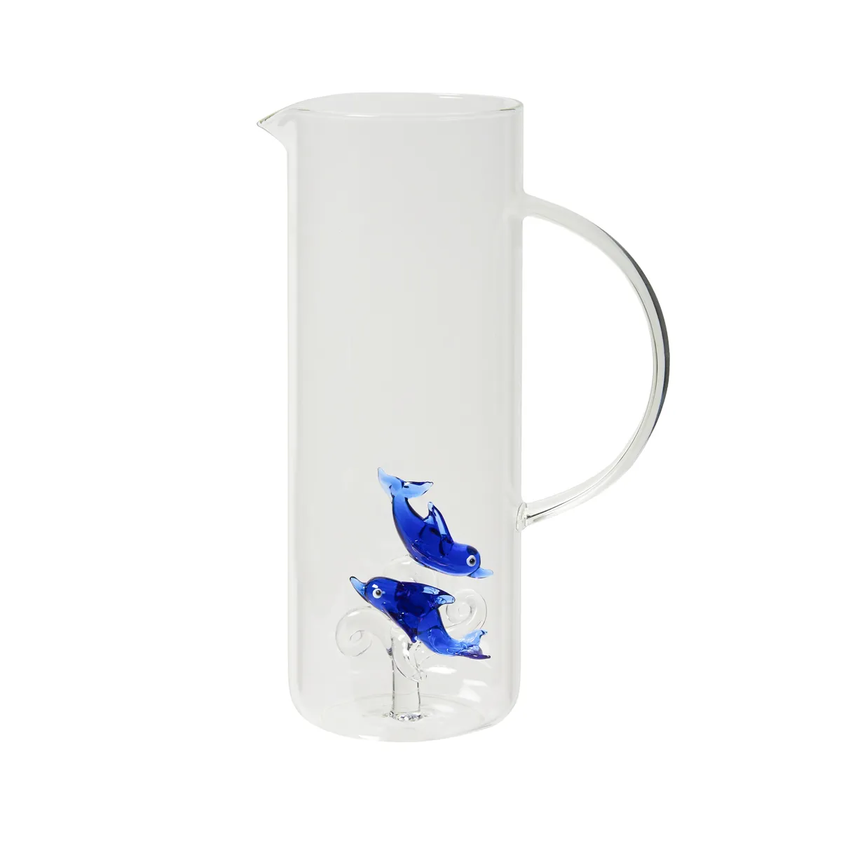 Henriette Jug H.24 Cm. Ø10 Dolphins Collection Treasure